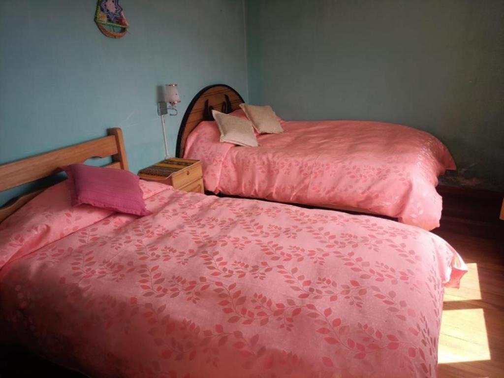 Hostal Inca Uma Comunidad Yumani Bagian luar foto